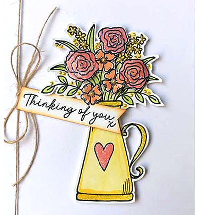 JHE1021 - Julie Hickey - Spring Jug - Fleurs - Detail 3 JHE1021 - Julie Hickey - Spring Jug - Fleurs - Detail 3