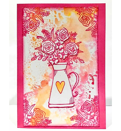 JHE1021 - Julie Hickey - Spring Jug - Fleurs - Detail 7 JHE1021 - Julie Hickey - Spring Jug - Fleurs - Detail 7