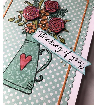 JHE1021 - Julie Hickey - Spring Jug - Fleurs - Detail 8 JHE1021 - Julie Hickey - Spring Jug - Fleurs - Detail 8