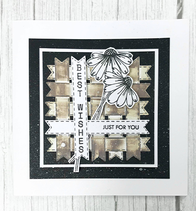 JH1048 - Julie Hickey - Stitched Banner & Sentiments - Textes - Detail 1