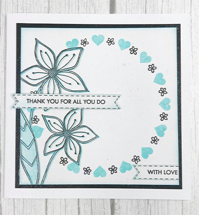 JH1048 - Julie Hickey - Stitched Banner & Sentiments - Textes - Detail 2