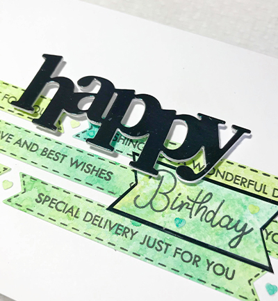 JH1048 - Julie Hickey - Stitched Banner & Sentiments - Textes - Detail 3