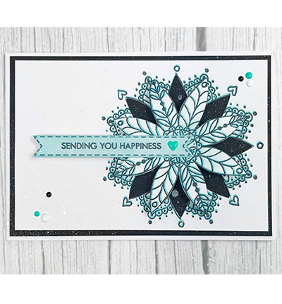JH1048 - Julie Hickey - Stitched Banner & Sentiments - Textes - Detail 4