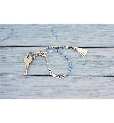 8145-011 - Stafil - Bijoux Letter, White - Alphabet - Detail 1