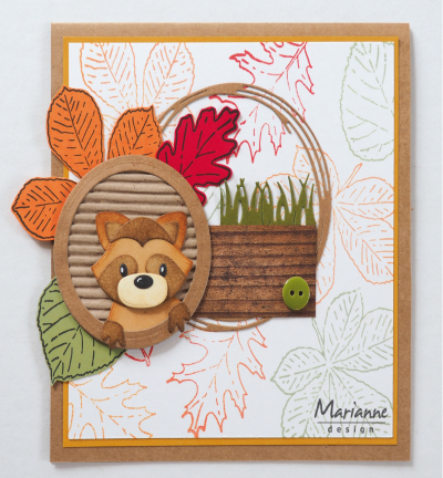 TC0876 - Marianne Design - Tiny's Leaves set - Automne - Detail 2