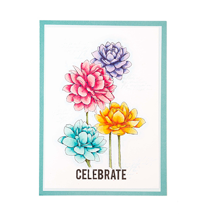 SL-ES-STAMP542 - StudioLight - Little Dahlias Essentials nr.542 - Fleurs - Detail 2