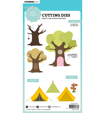 SL-SS-CD732 - StudioLight - Forest tree Sweet Stories nr.732 - Arbres, Plantes - Detail 3
