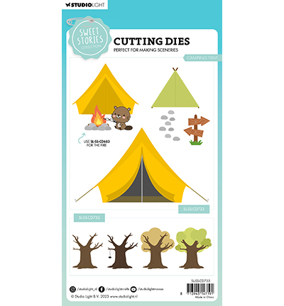 SL-SS-CD733 - StudioLight - Camping tent Sweet Stories nr.733 - Vacances - Detail 2