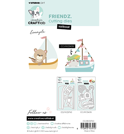 CCL-FR-CD743 - CraftLab - Sailboat Friendz nr.743 - Vehicule - Detail 1