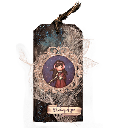 GOR-ES-CD699 - Gorjuss - Scroll & Embellished frame Gorjuss Essentials nr.699 - Cadre / border - Detail 1