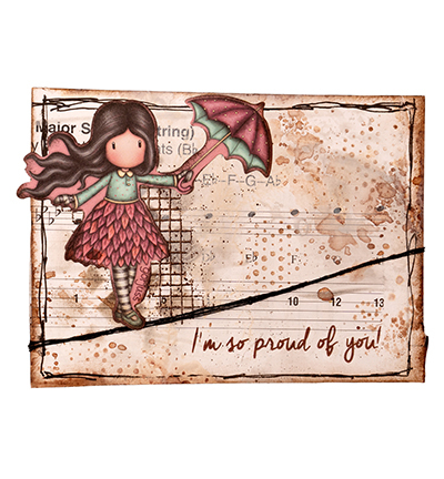 GOR-ES-DCS04 - Gorjuss - Sheets 4x2 paper, sequins, rhinestones Gorjuss Essentials nr.04 - Paper, pearls and ribbon - Detail 3