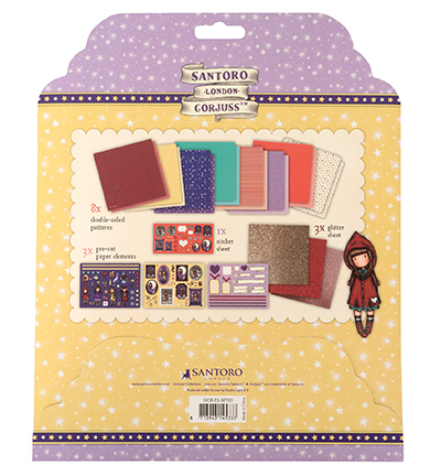 GOR-ES-SET03 - Gorjuss - Paper, stickers & glitter Gorjuss Essentials nr.03 - Paper Set - Detail 3