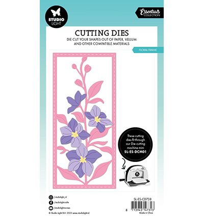 SL-ES-CD738 - StudioLight - Floral frame Essentials nr.738 - Fleurs - Detail 1