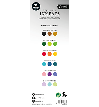 SL-ES-INKP12 - StudioLight - Water-reactive Ink Pads Browns Essentials Tools nr.12 - Water-reactive Ink - Detail 1
