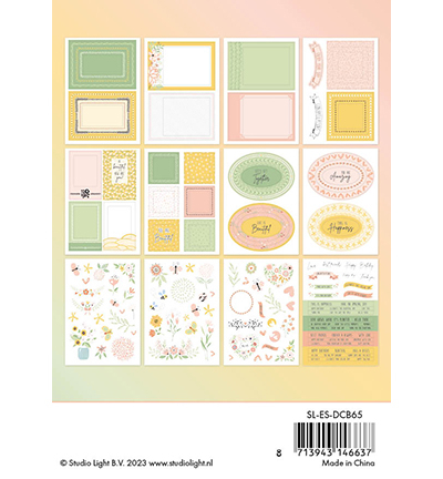 SL-ES-DCB65 - StudioLight - Floral pastel frames Essentials nr.65 - DIY Block - Detail 1