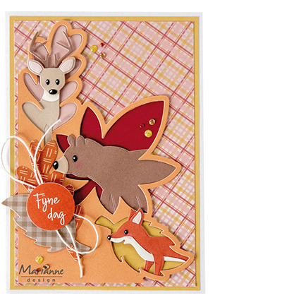 PK9185 - Marianne Design - Welcome Fall by Marleen - Pretty Papers Blocks - Detail 5