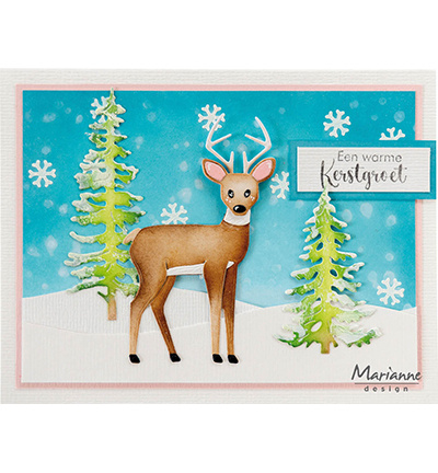 CR1485 - Marianne Design - Deer by Marleen - Animaux - Detail 3