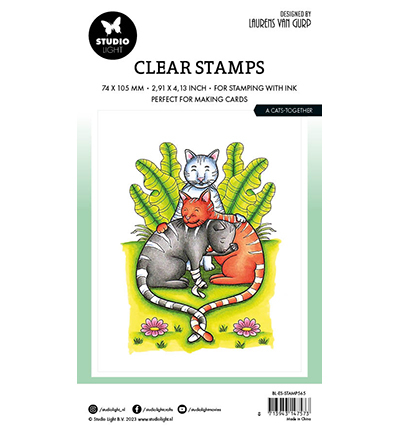 BL-ES-STAMP565 - Laurens van Gurp - A cats-together By Laurens nr.565 - Bon rétablissement - Detail 1