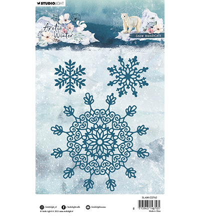 SL-AW-CD762 - StudioLight - Snow mandalas Artic Winter nr.762 - Matrices Studio Light - Detail 1 SL-AW-CD762 - StudioLight - Snow mandalas Artic Winter nr.762 - Matrices Studio Light - Detail 1