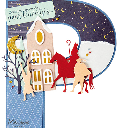 CS1113 - Marianne Design - Sinterklaasliedjes enzo - Sint, Piet - Detail 3