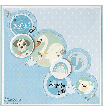LR0839 - Marianne Design - Layout circles by Marleen - Layout - Detail 5
