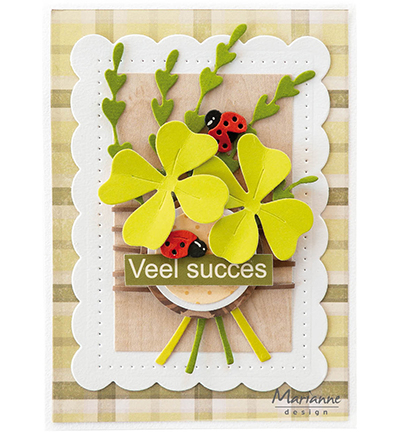 LR0841 - Marianne Design - Scalloped rectangles - Cadre / border - Detail 3