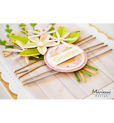 LR0844 - Marianne Design - Open heart sprig - Armour - Detail 4