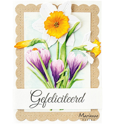 LR0847 - Marianne Design - Tiny's Daffodil XL - Fleurs - Detail 6