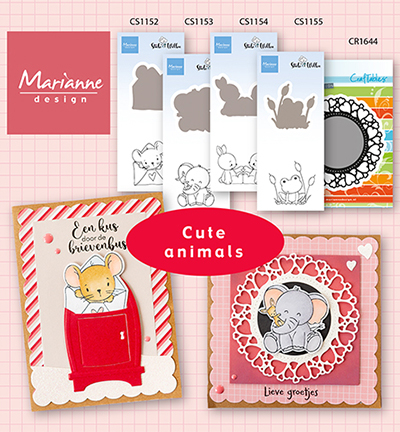 CS1154 - Marianne Design - Rabbit friends - Animaux - Detail 4