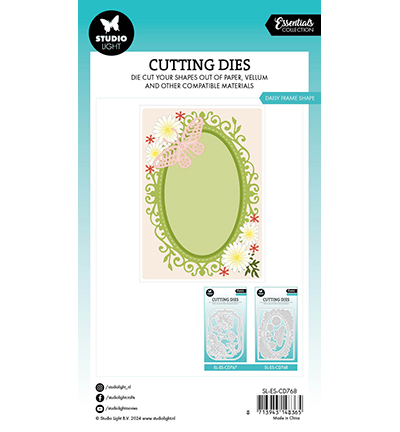 SL-ES-CD768 - StudioLight - Daisy frame shape Essentials nr.768 - Cadre / border - Detail 1