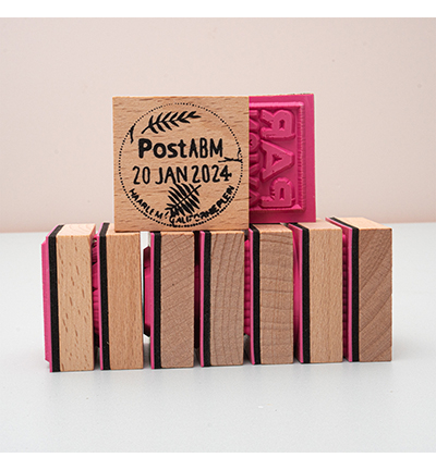 ABM-SI-STAMP595 - Art by Marlene - Wooden Stamp Set Rubber stamps Signature Collection nr.595 - Wooden Stamps - Detail 5