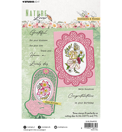 SL-NL-STAMP593 - StudioLight - Sentiments and florals Nature Lover nr.593 - Textes - Detail 1