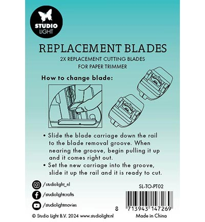 SL-TO-PT02 - StudioLight - Replacement blades cutting Essentials Tools nr.02 - Roller Cutter - Detail 1