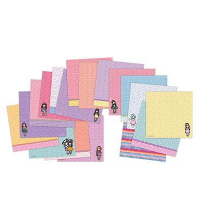 GOR-BK-PP123 - Gorjuss - Be Kind double-sided, 18 designs nr.123 - Paper Set - Detail 2