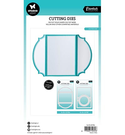 SL-ES-CD786 - StudioLight - Shutter card shape Essentials nr.786 - Cardshape - Detail 1