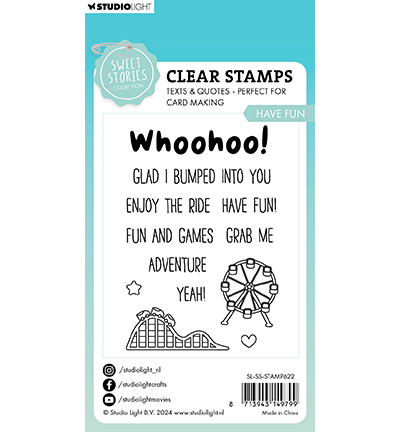 SL-SS-STAMP622 - StudioLight - Have Fun Sweet Stories nr.622 - Tampons Studio Light - Detail 1 SL-SS-STAMP622 - StudioLight - Have Fun Sweet Stories nr.622 - Tampons Studio Light - Detail 1