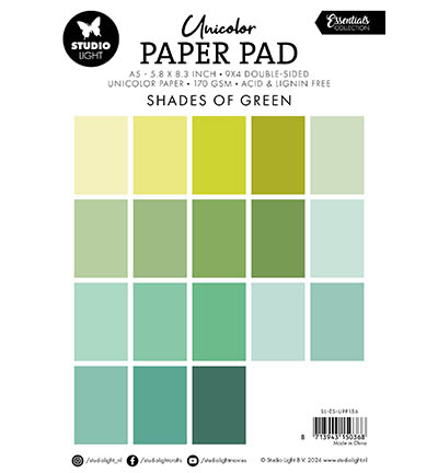 SL-ES-UPP156 - StudioLight - Shades of green Essentials nr.156 - Papiers unis - Detail 1 SL-ES-UPP156 - StudioLight - Shades of green Essentials nr.156 - Papiers unis - Detail 1