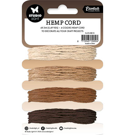 SL-ES-RIB10 - StudioLight - Shades of brown Consumables nr.10 - Hemp Cord - Detail 1