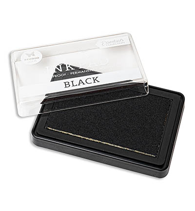 SL-CO-INKP24 - StudioLight - Ink Pad Permanent Black ink Essentials Tools nr.24 - SL Ink Pad Permanent - Detail 1