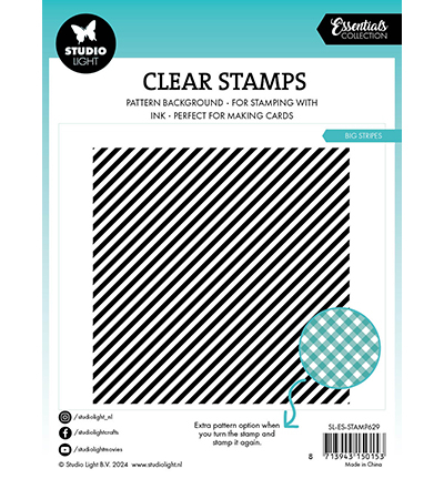 SL-ES-STAMP629 - StudioLight - Big stripes Essentials nr.629 - Tampons Essentials - Detail 1 SL-ES-STAMP629 - StudioLight - Big stripes Essentials nr.629 - Tampons Essentials - Detail 1