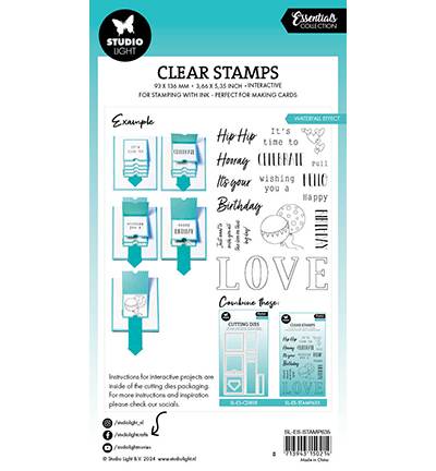 SL-ES-STAMP635 - StudioLight - Waterfall effect Essentials nr.635 - Cardshape - Detail 1
