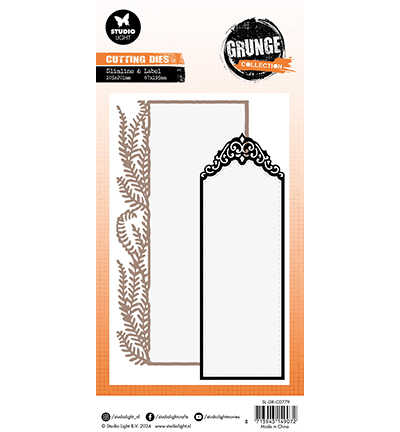 SL-GR-CD779 - StudioLight - Slimline and label Grunge Collection nr.779 - Cadres, Etiquettes, Billets - Detail 1