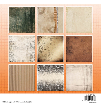 SL-GR-DPP136 - StudioLight - Vintage papers Grunge Collection nr.136 - Paper Pad Blocks - Detail 1