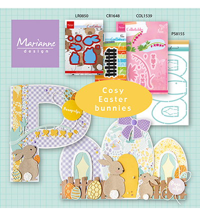 PS8155 - Marianne Design - Egg cottage by Marleen - Pâques - Detail 1