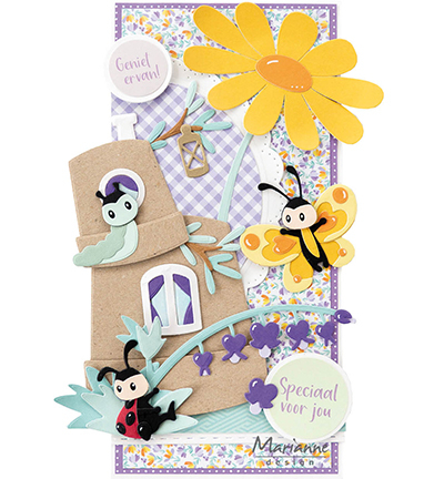 COL1538 - Marianne Design - Eline's Butterfly Family - Papillons, insectes - Detail 3