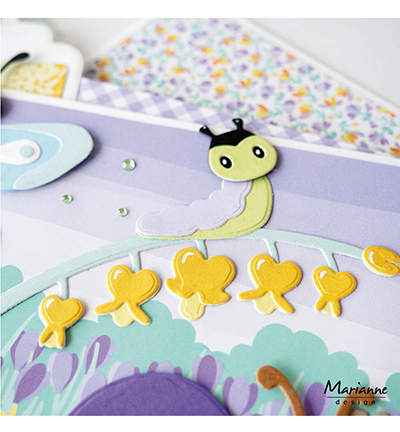 COL1538 - Marianne Design - Eline's Butterfly Family - Papillons, insectes - Detail 4