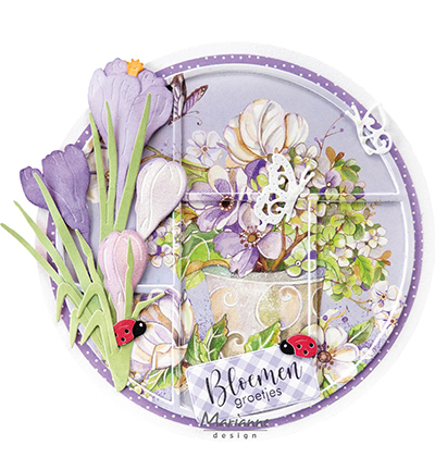 MB0214 - Marianne Design - Mattie's Mooiste Spring Garden XL - Mattie - Detail 2
