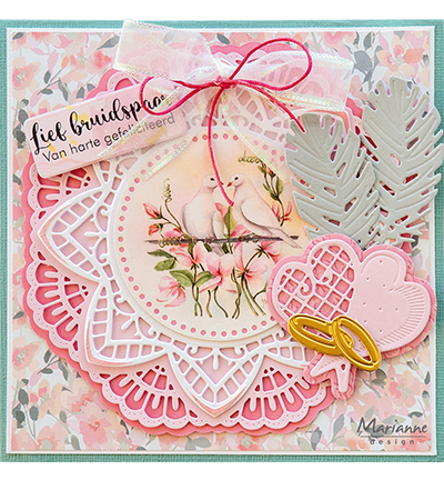 LR0852 - Marianne Design - Anja's elegant circle with hearts - Armour - Detail 1
