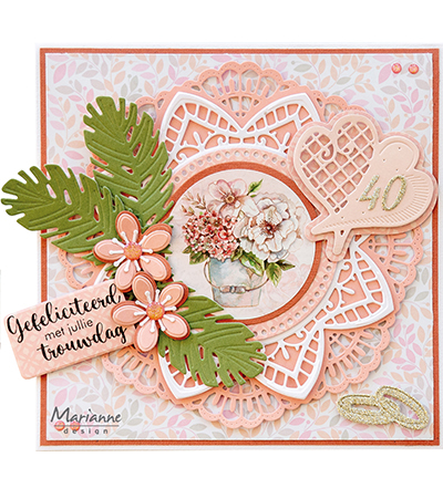 LR0852 - Marianne Design - Anja's elegant circle with hearts - Armour - Detail 3