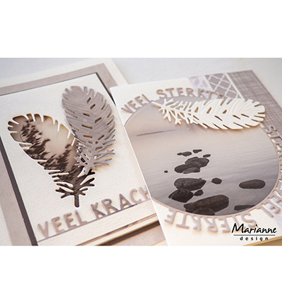 LR0854 - Marianne Design - Feather by Marleen - Plumes - Detail 4